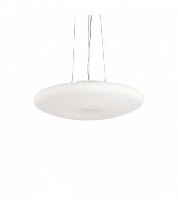 Suspension Blanche GLORY 3 ampoules Diamètre 20 Cm