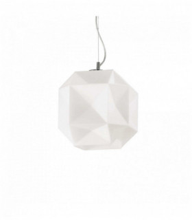 Chrome Pendant DIAMOND 1 bulb Diameter 30 Cm