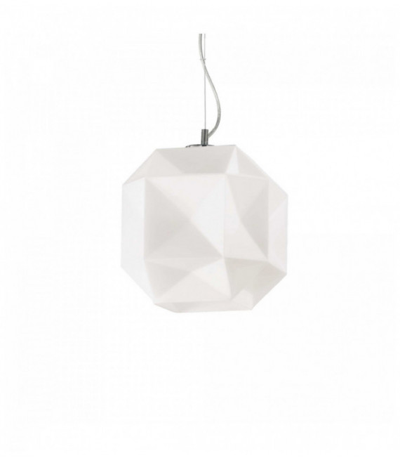 Chrome Pendant DIAMOND 1 bulb Diameter 30 Cm