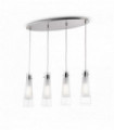 KUKY Transparent Pendant 4 bulbs