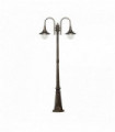 Lampadaire Noir antique CIMA 2 ampoules