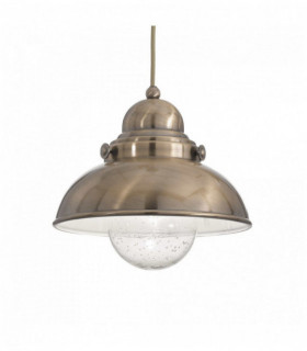 SAILOR Braune Pendelleuchte 1 Metallbirne