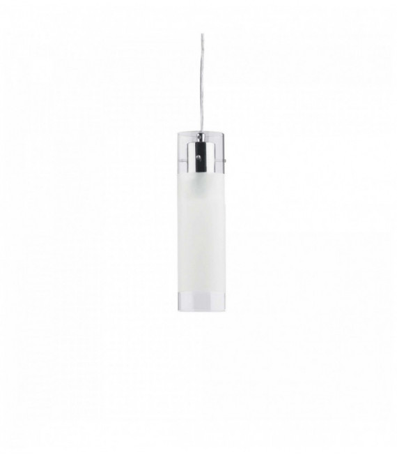 Chrom Pendelleuchte FLAM 1 Glühlampe Breite 7 cm