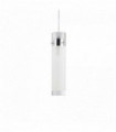 Chrome pendant lamp FLAM 1 bulb Height 6 Cm