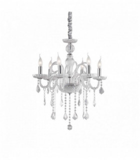 GIUDECCA Transparent crystal pendant light 6 bulbs