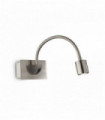 DYNAMO nickel wall light 1 bulb