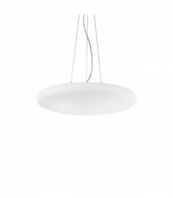 White pendant light SMARTIES BIANCO 3 bulbs Diameter 12 Cm