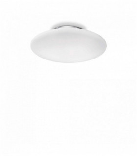 Weiße Deckenleuchte SMARTIES BIANCO 3 Lampen Durchmesser 14 cm