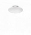 White ceiling light SMARTIES BIANCO 3 bulbs Diameter 60 Cm