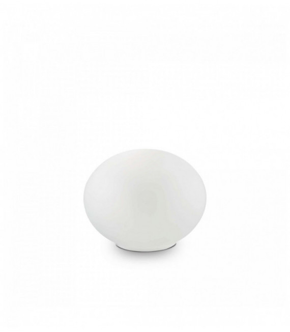 SMARTIES BIANCO weiße Tischlampe 1 Glühbirne