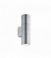Aluminum wall light GUN 2 bulbs