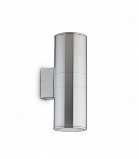 Applique murale Aluminium GUN 2 ampoules Hauteur 31 Cm