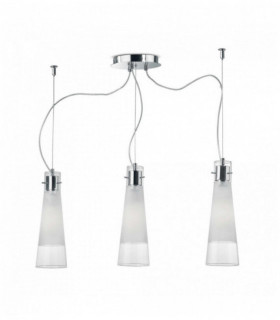 KUKY Ciondolo trasparente 3 lampadine