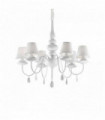 White WHITE pendant light 6 bulbs