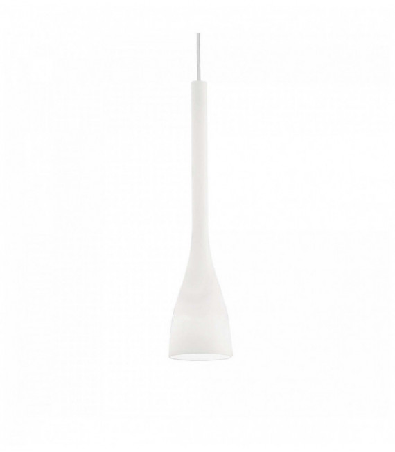 Lampada a sospensione FLUT bianca 1 lampadina Diametro 10 Cm
