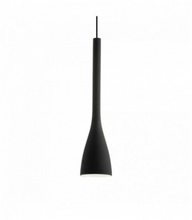 Lámpara colgante FLUT negra 1 bombilla Ancho 30 Cm