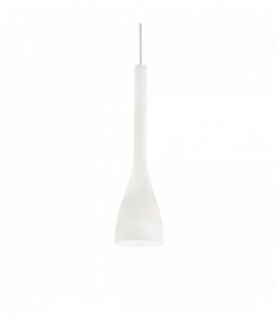Weiße FLUT Pendelleuchte 1 Glühlampe Durchmesser 40 cm