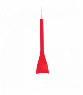 Lámpara colgante FLUT roja 1 bombilla Diámetro 40 Cm