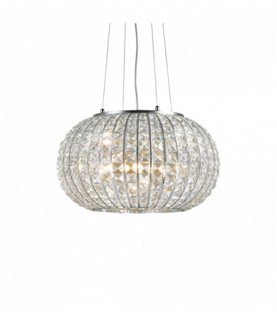 Verchromte Pendelleuchte CALYPSO 5 Lampen