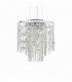 Suspension Chromée en cristal EVASIONE 10 ampoules