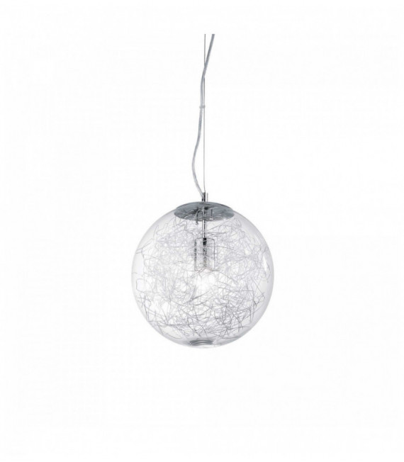 MAPA MAX aluminum pendant lamp 1 metal bulb