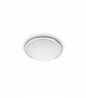 Plafoniera cromata RING 2 lampadine