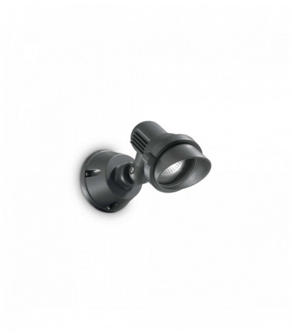 Anthracite TERRA wall light 1 aluminum bulb