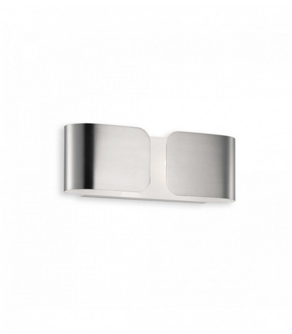 Applique murale Chromée CLIP 2 ampoules Largeur 25 Cm