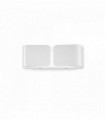 Applique murale Blanche CLIP 2 ampoules