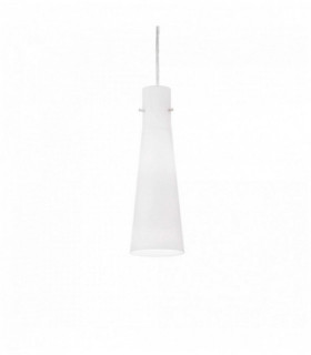 KUKY white pendant lamp 1 bulb