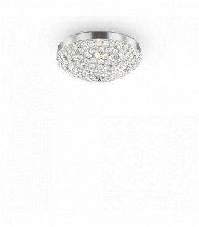 ORION Chrom Kristall Deckenleuchte 5 Lampen