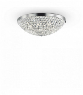 ORION Chrom Kristall Deckenleuchte 7 Lampen