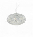 ORION crystal chrome pendant lamp 6 bulbs