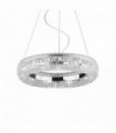 Chrome pendant QUASAR 10 bulbs