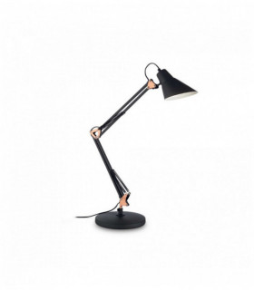 Lámpara de sobremesa Negra SALLY 1 bombilla