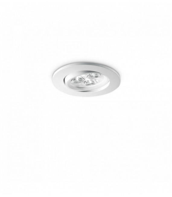 Foco empotrable blanco DELTA 3 bombillas