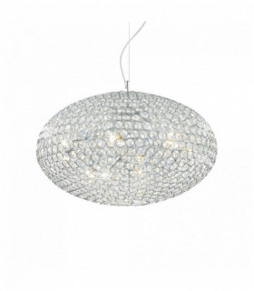 ORION chrome crystal pendant light 12 bulbs