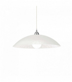 White LANA pendant lamp 1 bulb Height 38 Cm