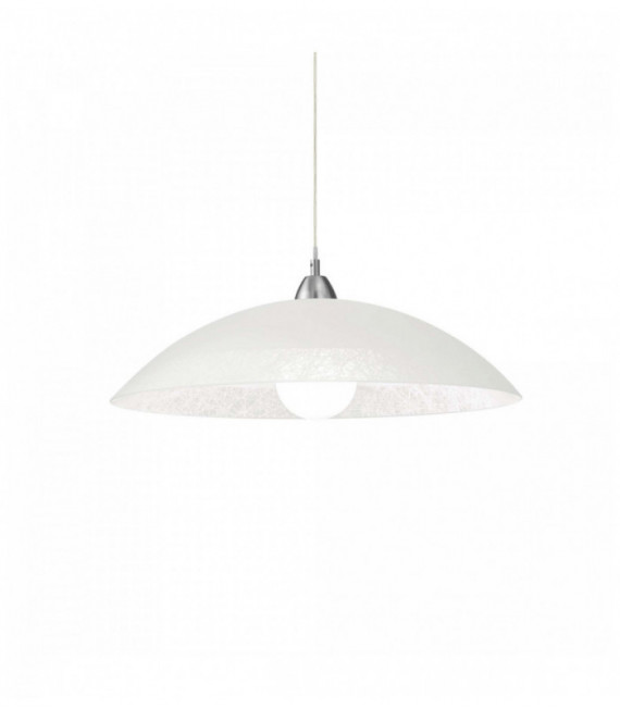 Lampada a sospensione LANA bianca 1 lampadina Altezza 38 Cm