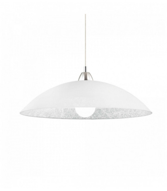 Lampada a sospensione LANA bianca 1 lampadina Diametro 26 Cm