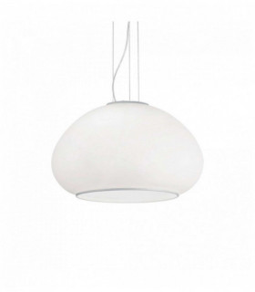 White pendant light MAMA 1 bulb