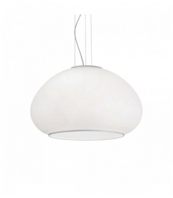 Lampada a sospensione bianca MAMA 3 lampadine Diametro 40 Cm