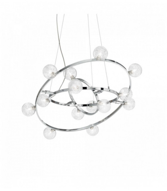 Lampadario ORBITAL Chrome 14 lampadine