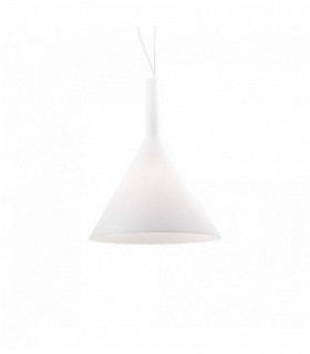 COCKTAIL Lampada a sospensione bianca 1 lampadina Diametro 20 Cm