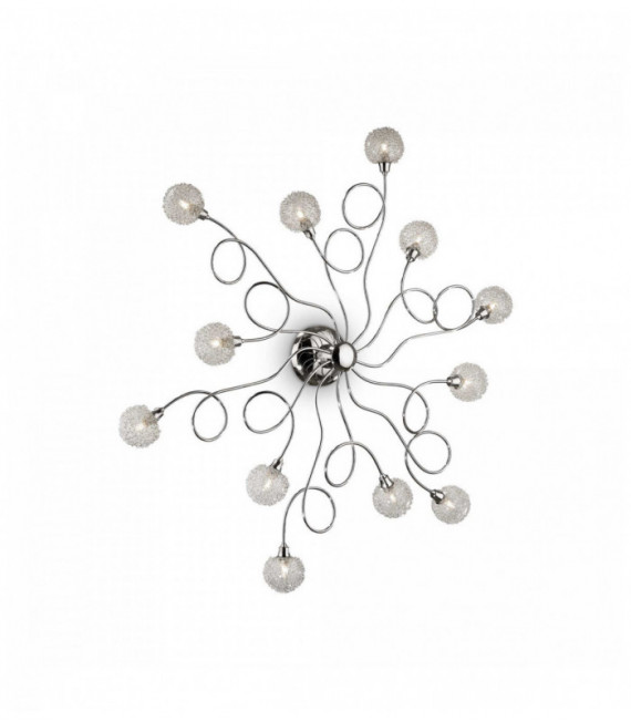 Plafonnier Chrome PON PON 12 ampoules