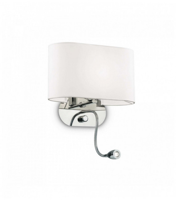 SHERATON applique bianca 2 lampadine