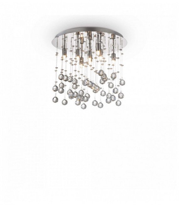 Chrom Deckenleuchte MOONLIGHT 8 Lichter