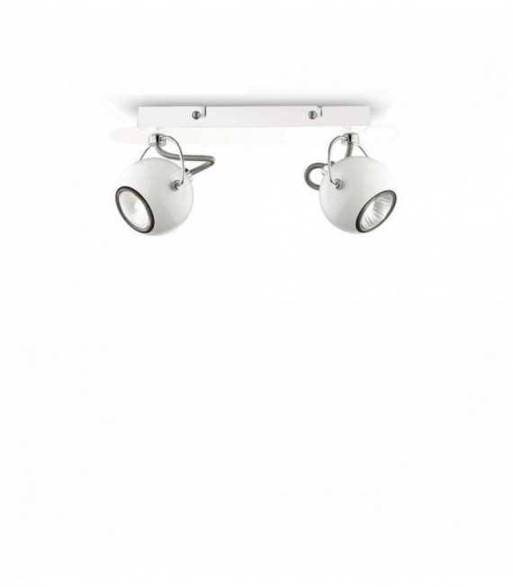 Applique bianca LUNARE 2 lampadine