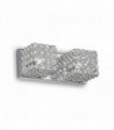 Chrome crystal wall light ADMIRAL 2 bulbs