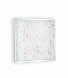 Transparent ceiling light OCEAN 3 bulbs